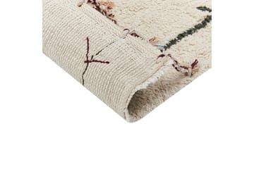 Corum Ryetæppe 160x230 cm - Beige - Tekstiler - Tæpper - Moderne tæppe - Bomuldstæpper