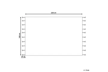 Corum Ryetæppe 160x230 cm - Sort - Tekstiler - Tæpper - Moderne tæppe - Bomuldstæpper