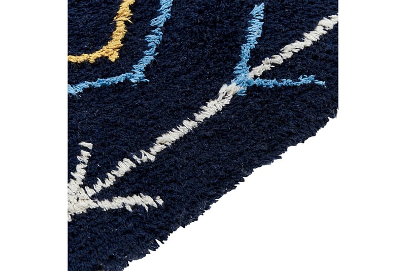 Corum Ryetæppe 80x150 cm - Sort - Tekstiler - Tæpper - Moderne tæppe - Bomuldstæpper