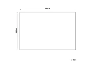 Datca Uldtæppe 140x200 cm - Blå - Tekstiler - Tæpper - Moderne tæppe - Uldtæppe