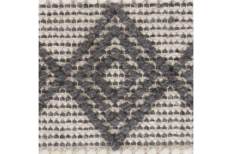 Davutlar Uldtæppe 200x200 cm - Beige - Tekstiler - Tæpper - Moderne tæppe - Uldtæppe