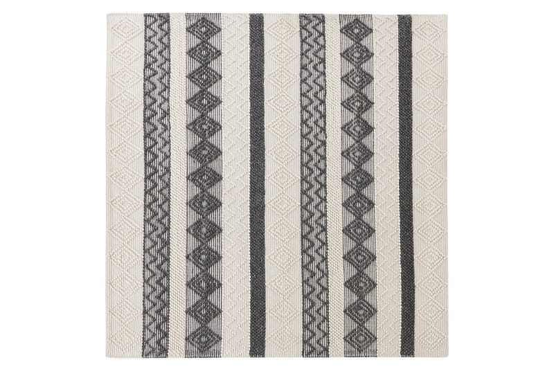 Davutlar Uldtæppe 200x200 cm - Beige - Tekstiler - Tæpper - Moderne tæppe - Uldtæppe