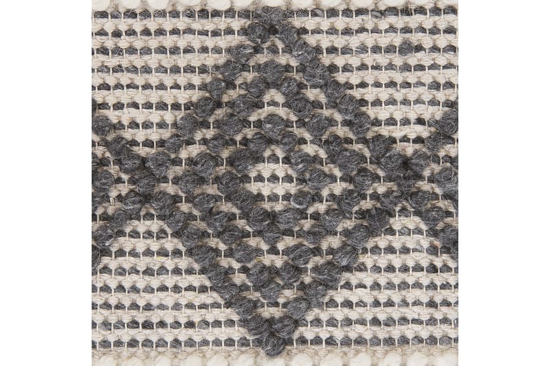 Davutlar Uldtæppe 200x200 cm - Beige - Tekstiler - Tæpper - Moderne tæppe - Uldtæppe