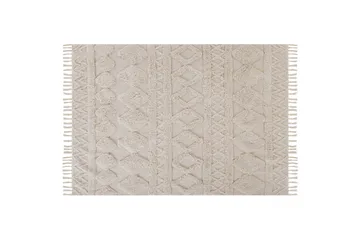 Didim Bomuldstæppe 160x230 cm - Beige - Tekstiler - Tæpper - Moderne tæppe - Bomuldstæpper