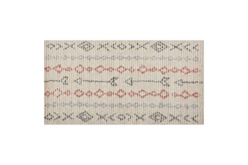 Dispur Bomuldstæppe 80x150 cm - Beige - Tekstiler - Tæpper - Moderne tæppe - Bomuldstæpper