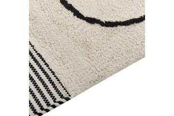 Dokuz Ryetæppe 140x200 cm - Beige - Tekstiler - Tæpper - Moderne tæppe - Bomuldstæpper