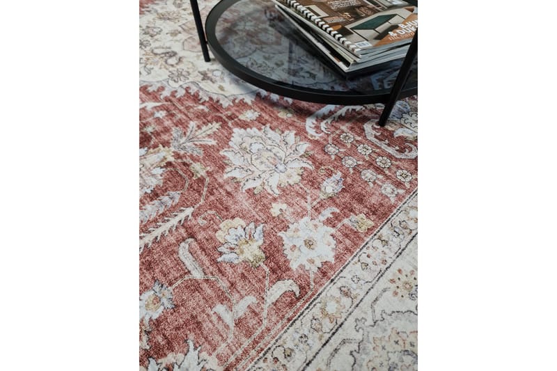 Dolce Wiltonstæppe 80x150 cm Rektangulær - Rød - Tekstiler - Tæpper - Moderne tæppe - Wiltontæpper