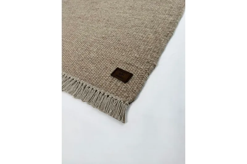 Eden Uldtæppe 200x300 cm Rektangulær - Beige - Tekstiler - Tæpper - Moderne tæppe - Uldtæppe