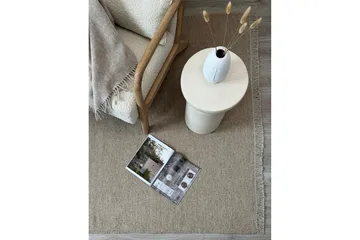 Eden Uldtæppe 200x300 cm Rektangulær - Beige - Tekstiler - Tæpper - Moderne tæppe - Uldtæppe