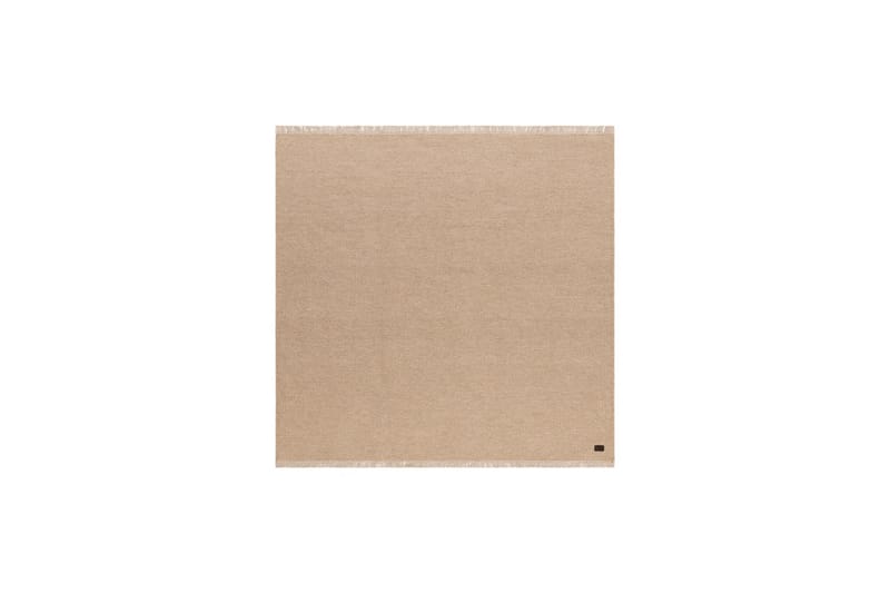 Eden Uldtæppe 250x250 cm Kvadratisk - Beige - Tekstiler - Tæpper - Moderne tæppe - Uldtæppe