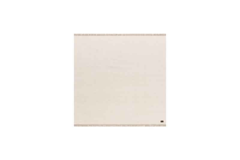 Eden Uldtæppe 250x250 cm Kvadratisk - Creme - Tekstiler - Tæpper - Moderne tæppe - Uldtæppe