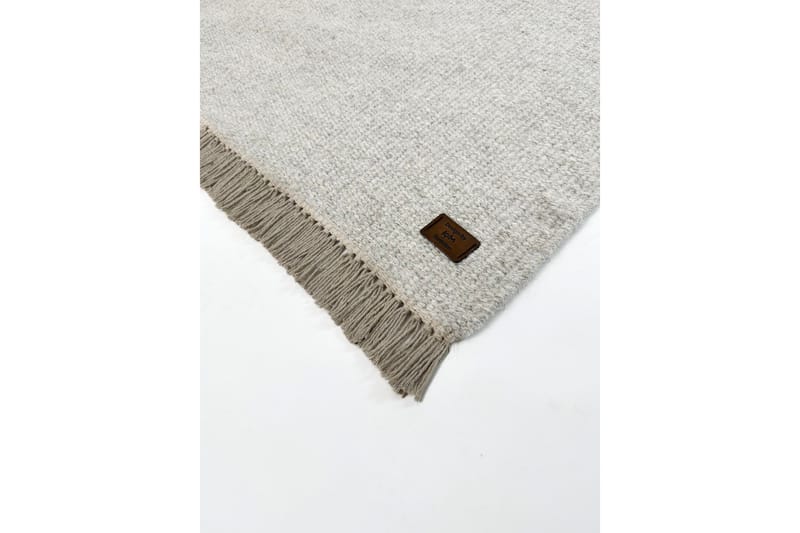Eden Uldtæppe 250x250 cm Kvadratisk - Sølv - Tekstiler - Tæpper - Moderne tæppe - Uldtæppe