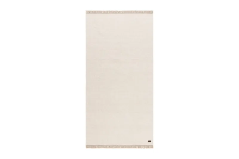 Eden Uldtæppe 75x150 cm Rektangulær - Creme - Tekstiler - Tæpper - Moderne tæppe - Uldtæppe