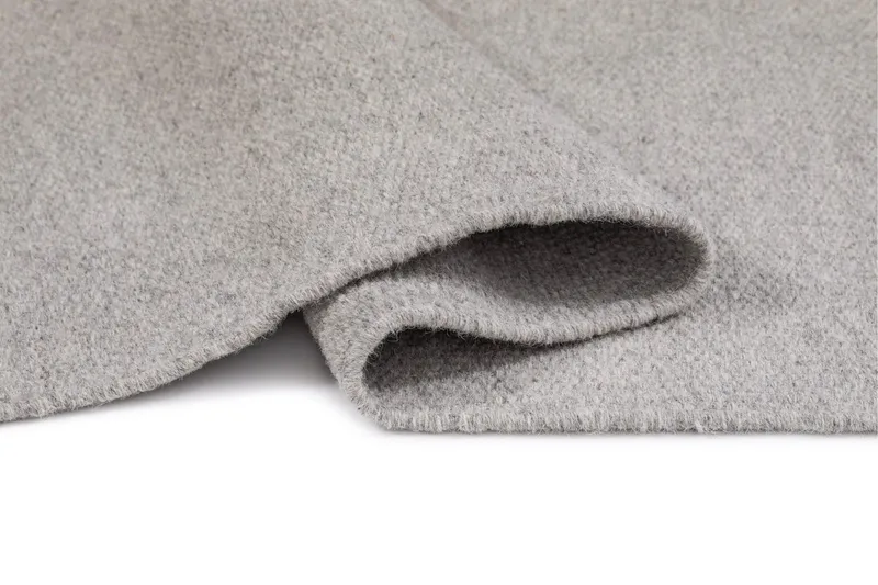 Eden Uldtæppe 75x150 cm Rektangulær - Sølv - Tekstiler - Tæpper - Moderne tæppe - Uldtæppe