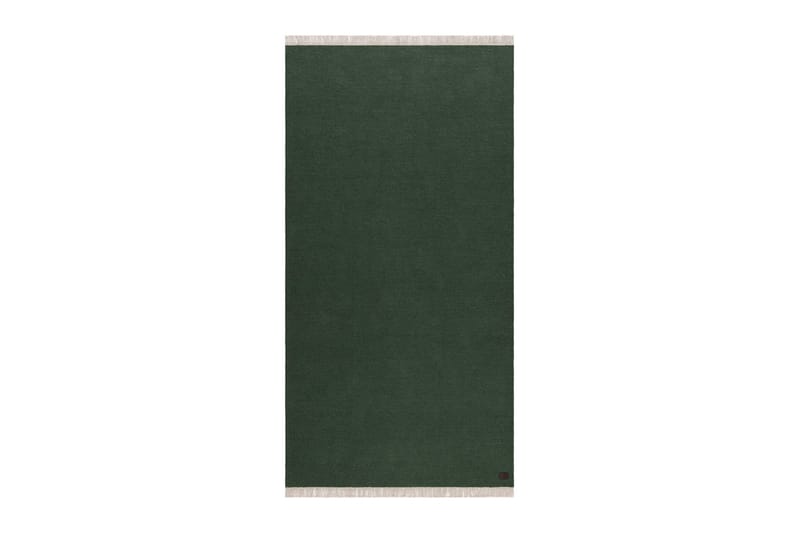 Eden Uldtæppe 75x150 cm Rektangulær - Smaragdgrøn - Tekstiler - Tæpper - Moderne tæppe - Uldtæppe