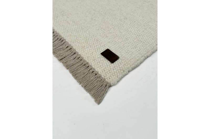 Eden Uldtæppe 75x230 cm Rektangulær - Creme - Tekstiler - Tæpper - Moderne tæppe - Uldtæppe
