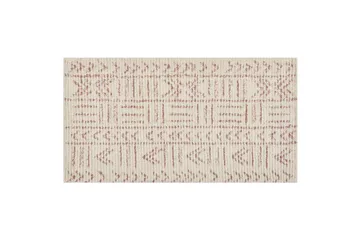 Edirne Bomuldstæppe 80x150 cm - Beige - Tekstiler - Tæpper - Moderne tæppe - Bomuldstæpper