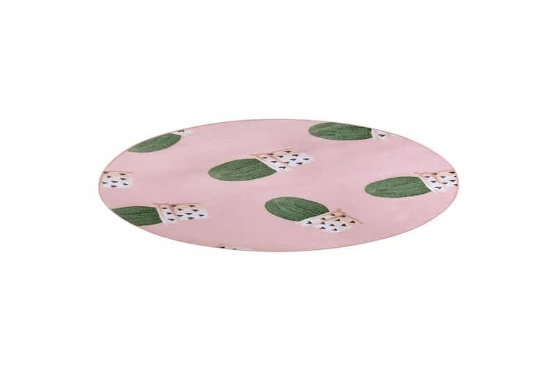 Eldivan Ryetæppe 120x120 cm - Rosa - Tekstiler - Tæpper - Moderne tæppe - Ryatæpper