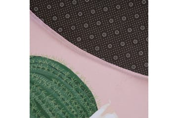 Eldivan Ryetæppe 120x120 cm - Rosa - Tekstiler - Tæpper - Moderne tæppe - Wiltontæpper