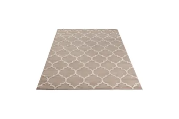 Elsher Ryetæppe 180x120 cm - Beige - Tekstiler - Tæpper - Moderne t æppe - Ryatæpper
