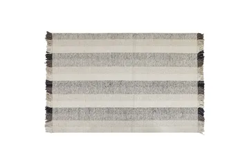 Emirler Uldtæppe 160x230 cm - Sort/hvid - Tekstiler - Tæpper - Moderne tæppe - Uldtæppe