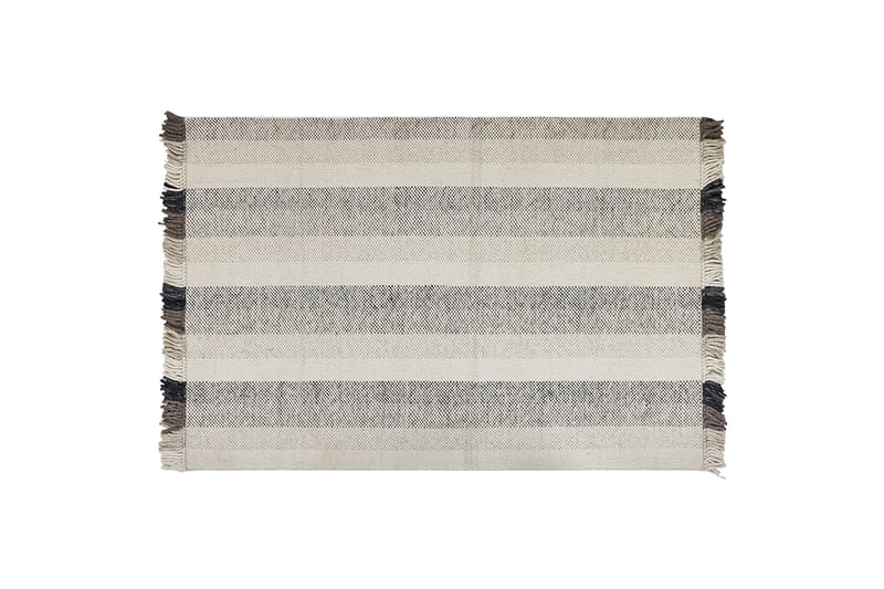 Emirler Uldtæppe 160x230 cm, Sort/hvid
