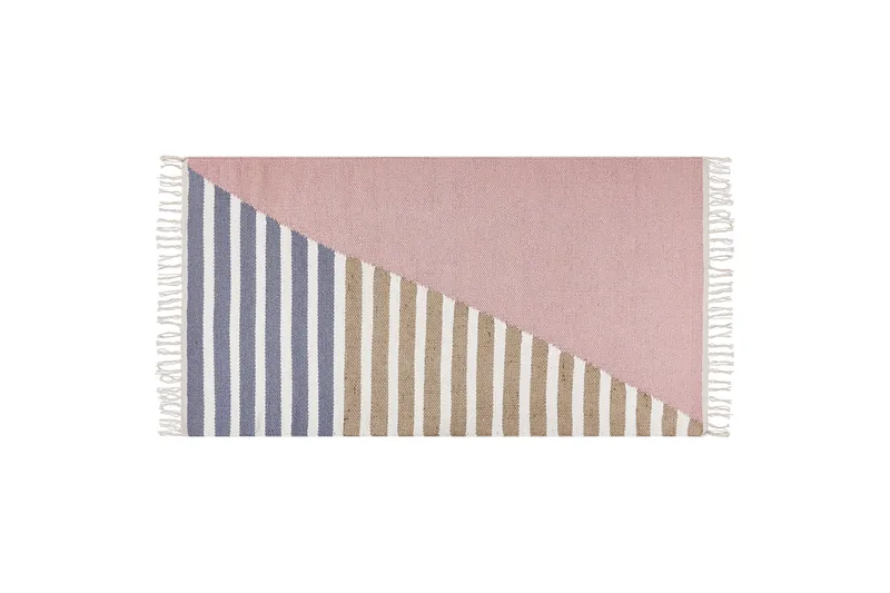 Engiz Uldtæppe 80x150 cm, Rosa