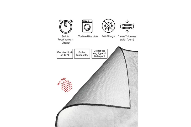 Entrétæppe Stribor - 80 x 300 cm - Tekstiler - Tæpper - Moderne tæppe - Gangmåtter