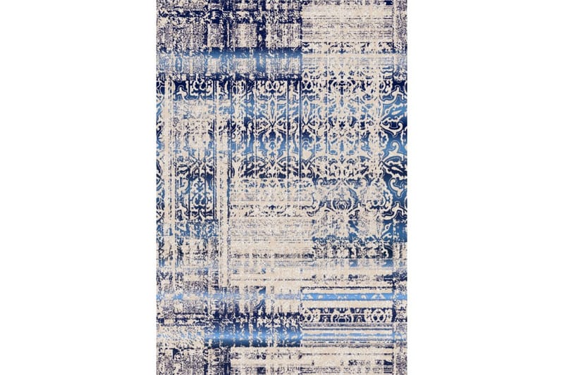 Entrétæppe Stribor Blå - 160 x 230 cm - Tekstiler - Tæpper - Moderne tæppe - Gangmåtter
