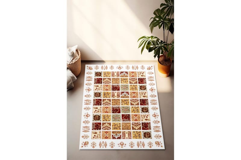 Entrétæppe Stribor Multifarvet - 160 x 230 cm - Tekstiler - Tæpper - Moderne tæppe - Gangmåtter