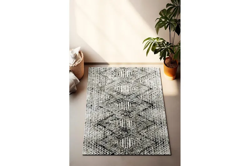 Entrétæppe Stribor Multifarvet - 80 x 200 cm - Tekstiler - Tæpper - Moderne tæppe - Gangmåtter