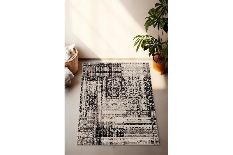 Entrétæppe Stribor Multifarvet - 80 x 300 cm - Tekstiler - Tæpper - Moderne tæppe - Gangmåtter