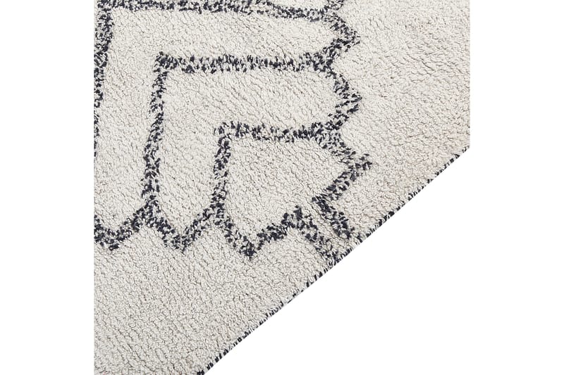Eray Ryetæppe 140x200 cm - Sort/hvid - Tekstiler - Tæpper - Moderne tæppe - Ryatæpper