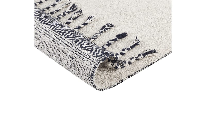 Eray Ryetæppe 140x200 cm - Sort/hvid - Tekstiler - Tæpper - Moderne tæppe - Ryatæpper