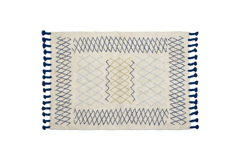 Erzincan Bomuldstæppe 160x230 cm, Beige