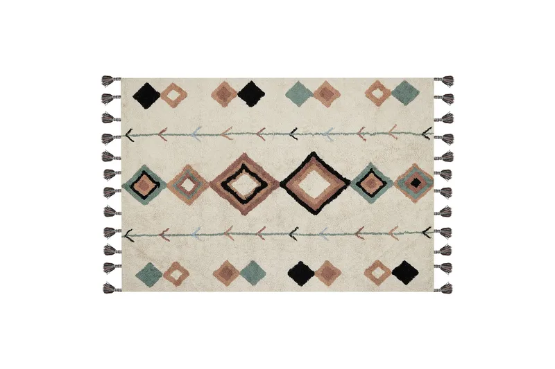 Eskisehir Bomuldstæppe 140x200 cm, Beige