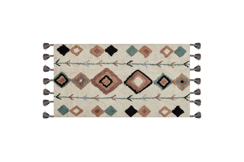 Eskisehir Bomuldstæppe 80x150 cm, Beige