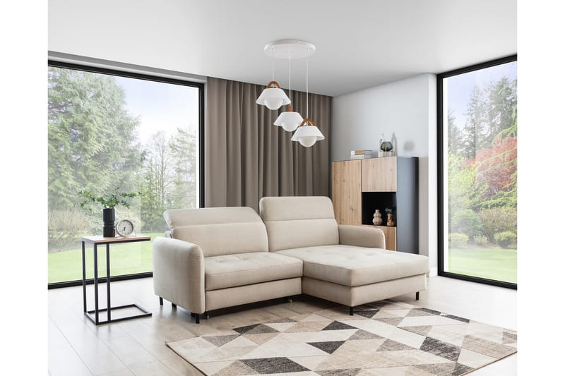 Eustache Tæppe Rektangulært 220x160 cm - Beige - Tekstiler - Tæpper - Moderne tæppe - Ryatæpper