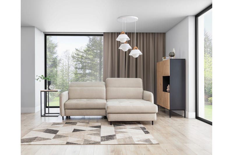 Eustache Tæppe Rektangulært 220x160 cm - Beige - Tekstiler - Tæpper - Moderne tæppe - Ryatæpper