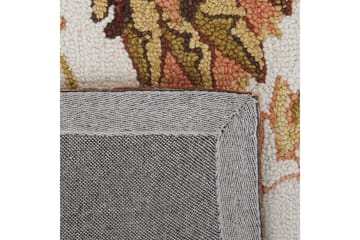 Ezine Ryetæppe 200x200 cm - Beige - Tekstiler - Tæpper - Moderne tæppe - Uldtæppe