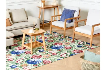 Farwan Bomuldstæppe 200x300 cm - Grøn - Tekstiler - Tæpper - Moderne tæppe - Bomuldstæpper