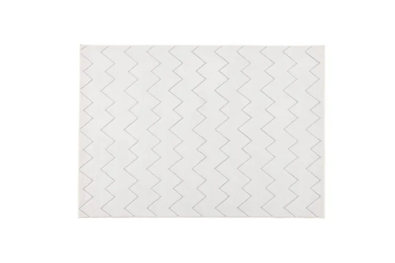 Fia Wilton Tæppe 200x290 cm - Hvid - Tekstiler - Tæpper - Moderne tæppe - Wiltontæpper