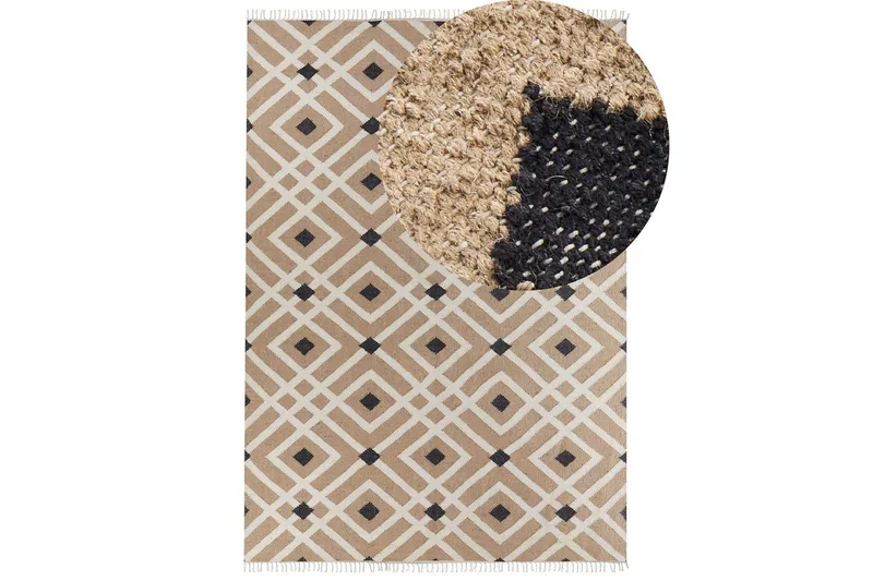 Fladvævet Esencik - 200x300 cm - Tekstiler - Tæpper - Moderne tæppe - Sisaltæpper