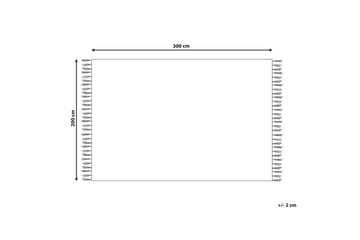 Fladvævet Esencik - 200x300 cm - Tekstiler - Tæpper - Moderne tæppe - Sisaltæpper