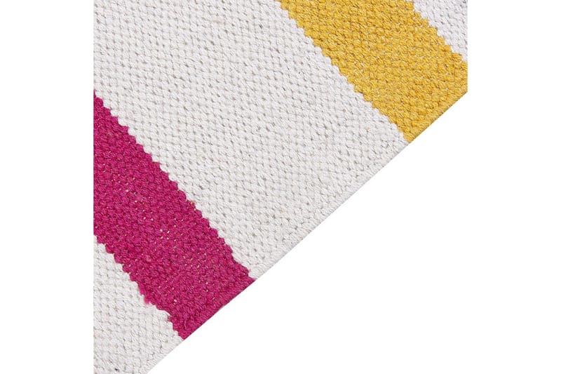 Fladvævet Hisarli - Flerfarvet, hvid, brun, blå, orange, 160x230 cm - Tekstiler - Tæpper - Moderne tæppe - Bomuldstæpper