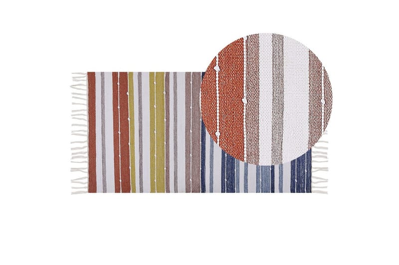 Fladvævet Tozakli - 80x150 cm - Tekstiler - Tæpper - Moderne tæppe - Kludetæpper