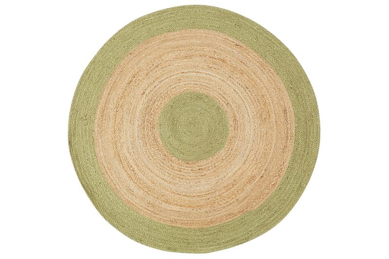 Fladvævet Yayalar - Beige, Grøn - Tekstiler - Tæpper - Moderne tæppe - Sisaltæpper