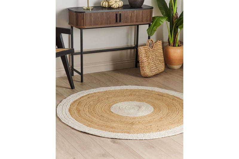 Fladvævet Yayalar - Beige, hvid - Tekstiler - Tæpper - Moderne tæppe - Sisaltæpper