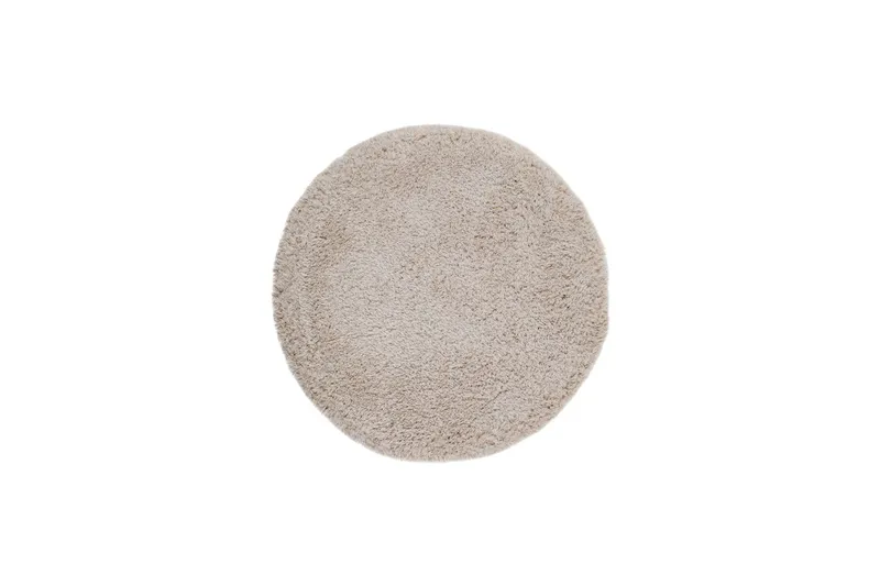 Floki Rya-tæppe 200 cm Rundt, Hvid