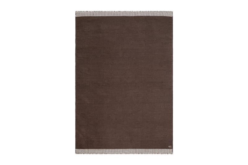 Fornta Uldtæppe 160x230 cm Rektangulær - Brun - Tekstiler - Tæpper - Moderne tæppe - Uldtæppe